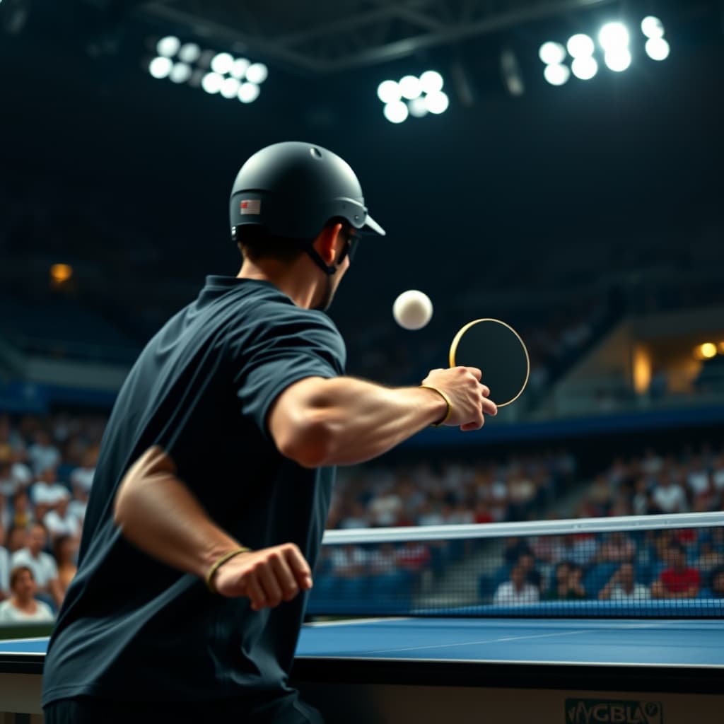 Illustration de la carte Open de Dubaï de tennis de table
