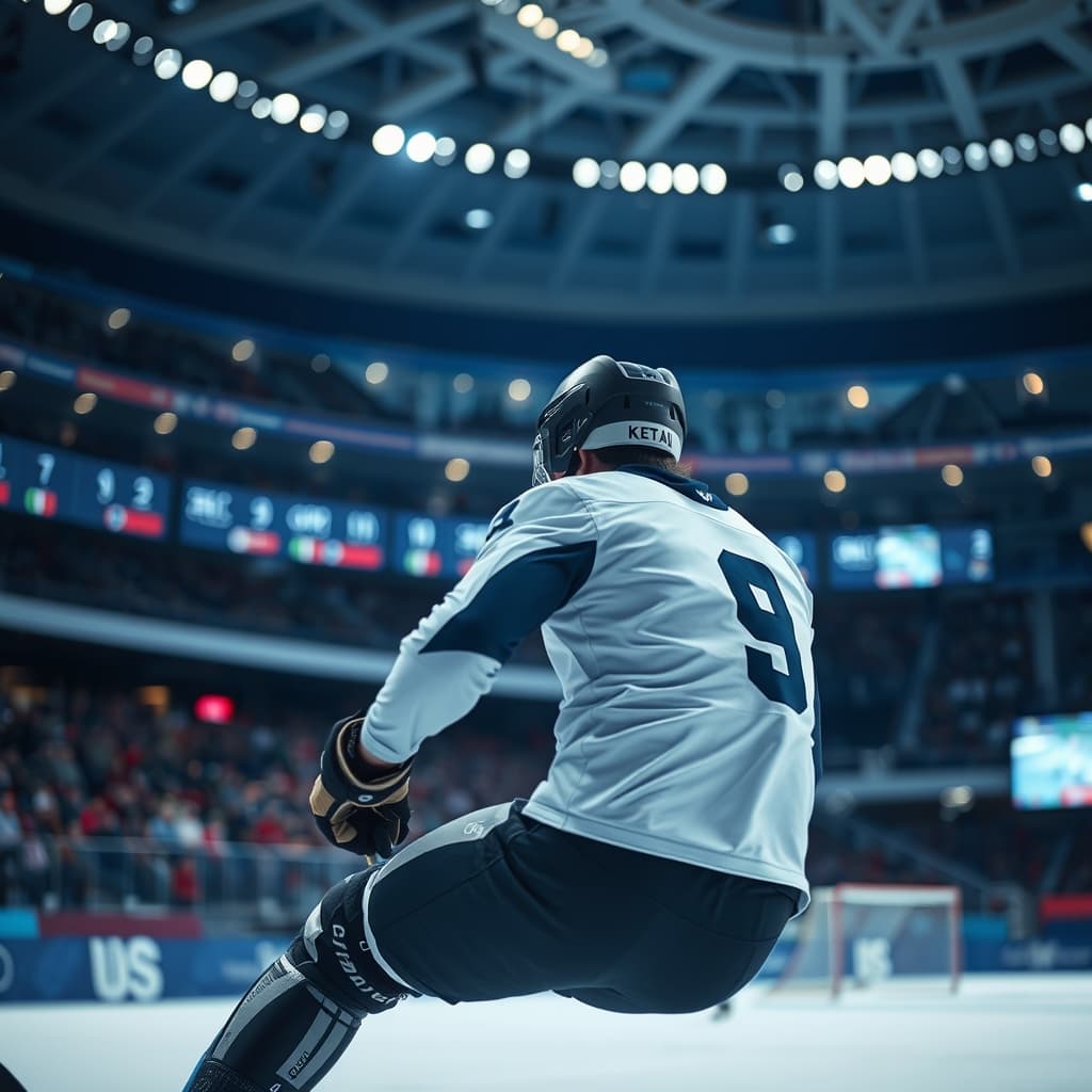 Illustration de la carte Para-hockey sur glace aux Jeux paralympiques de 2022