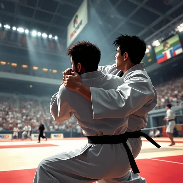 Cartes de Judo handisport à collectionner