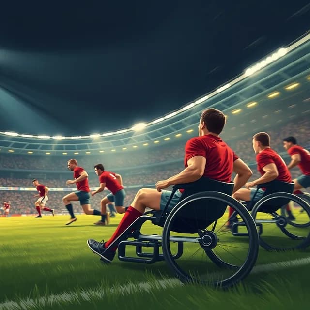 Cartes de Rugby à XIII en fauteuil roulant à collectionner