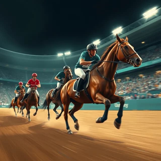 Cartes de Concours complet d'équitation à collectionner