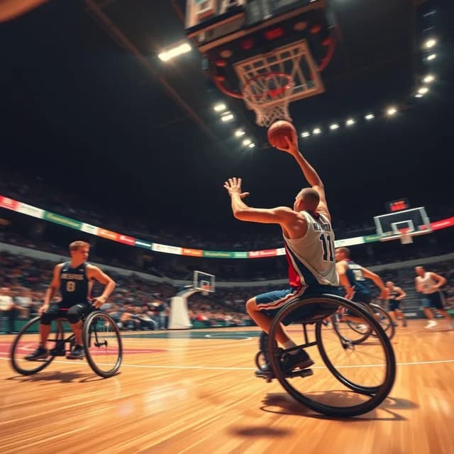 Cartes de Basket-ball en fauteuil roulant à collectionner